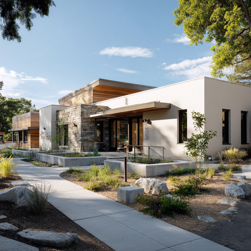 Art therapy and recreation areas at LBCTS Long Beach Care